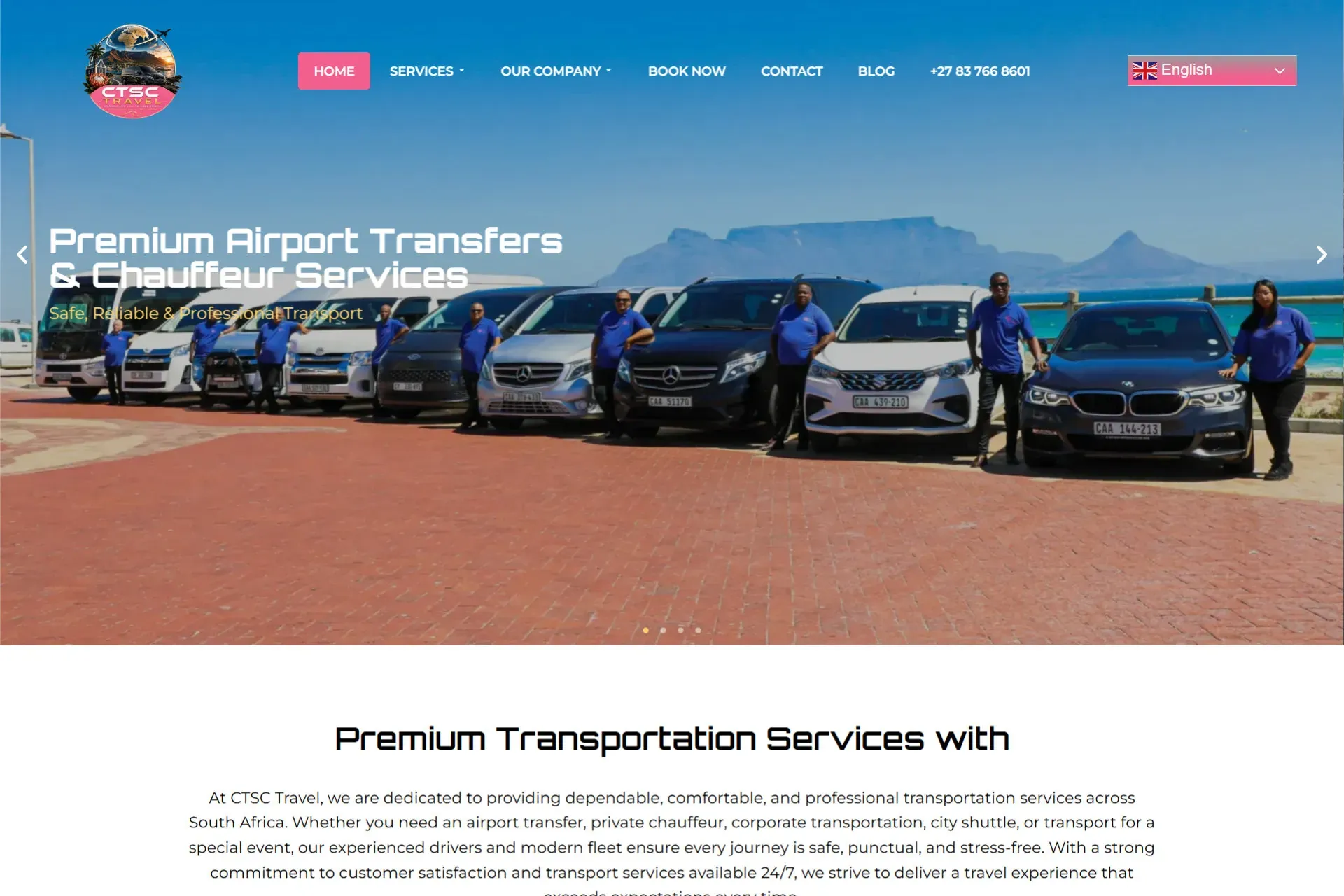 CTSC Travel By Pro Web Design